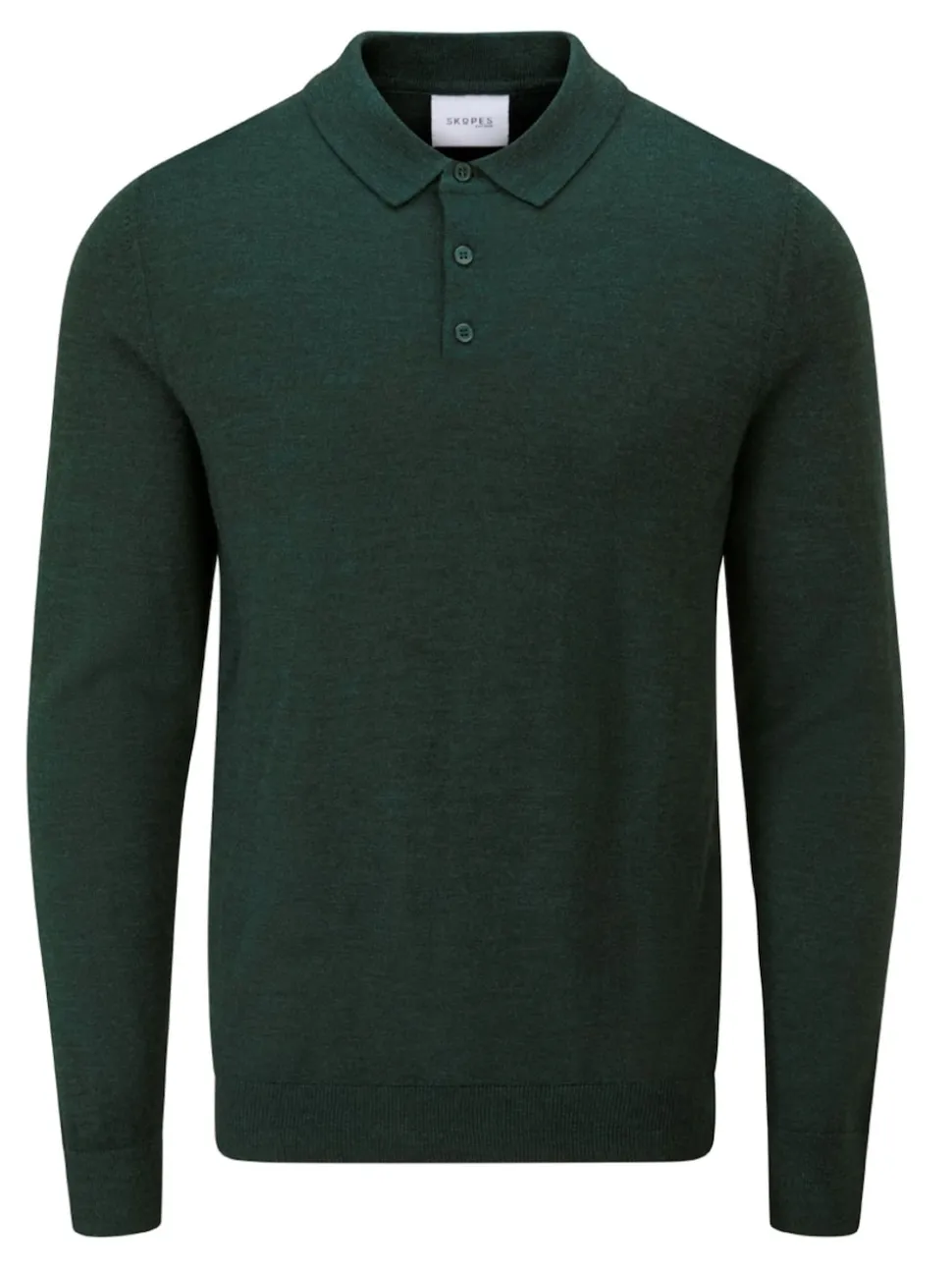 Skopes Green Brad Merino Blend Polo Shirt