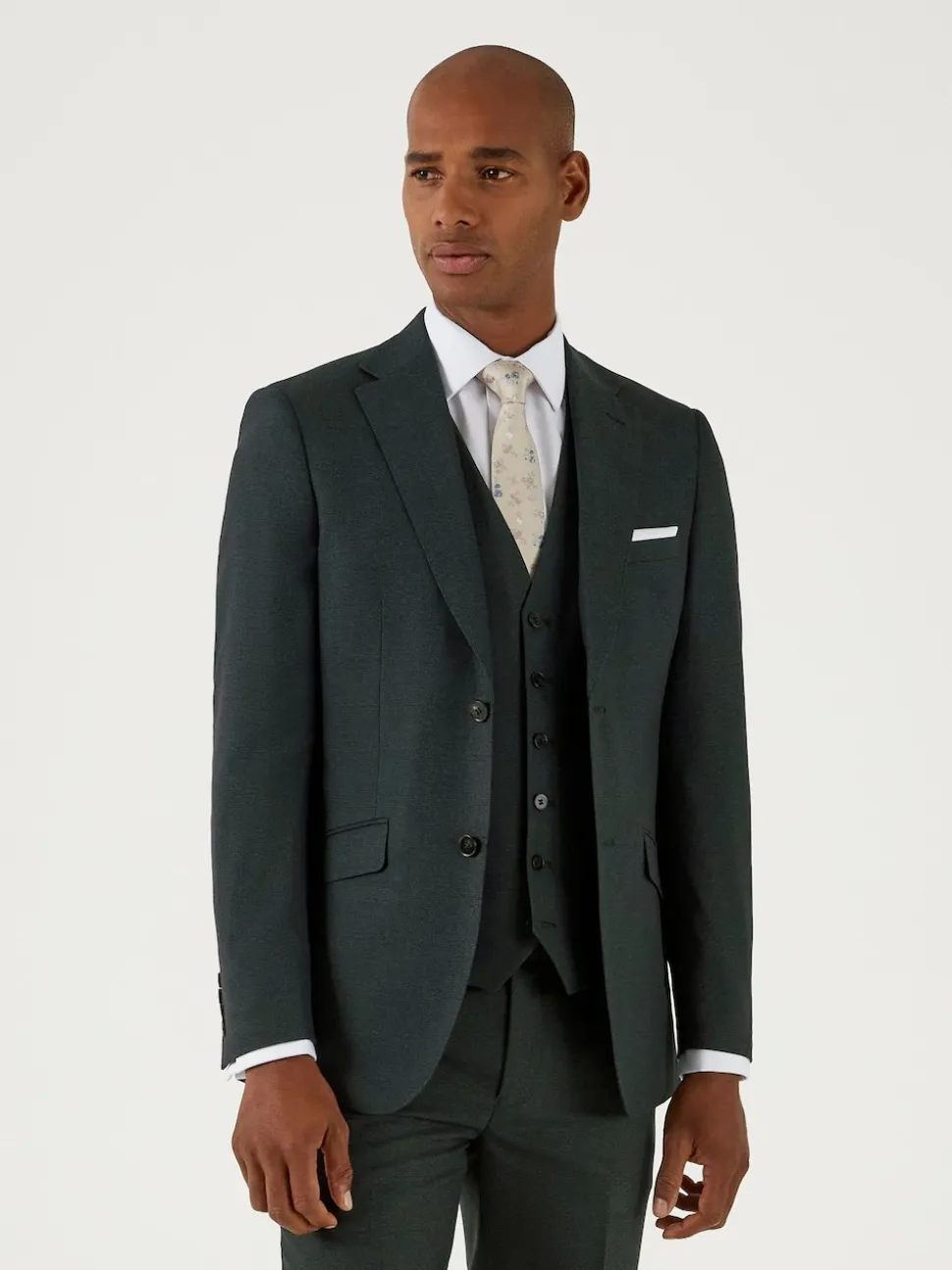 Skopes Green Slim Harcourt Suit Jacket