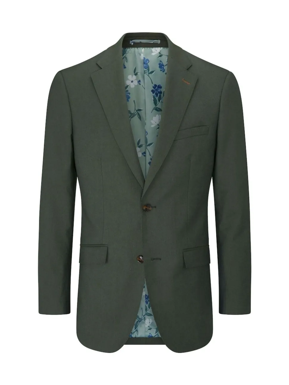 Skopes Green Tailored Fit Harvey Suit: Jacket