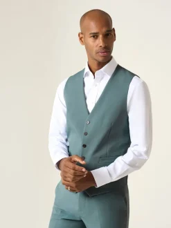 Skopes Green Tailored Fit Beckett Suit Waistcoat