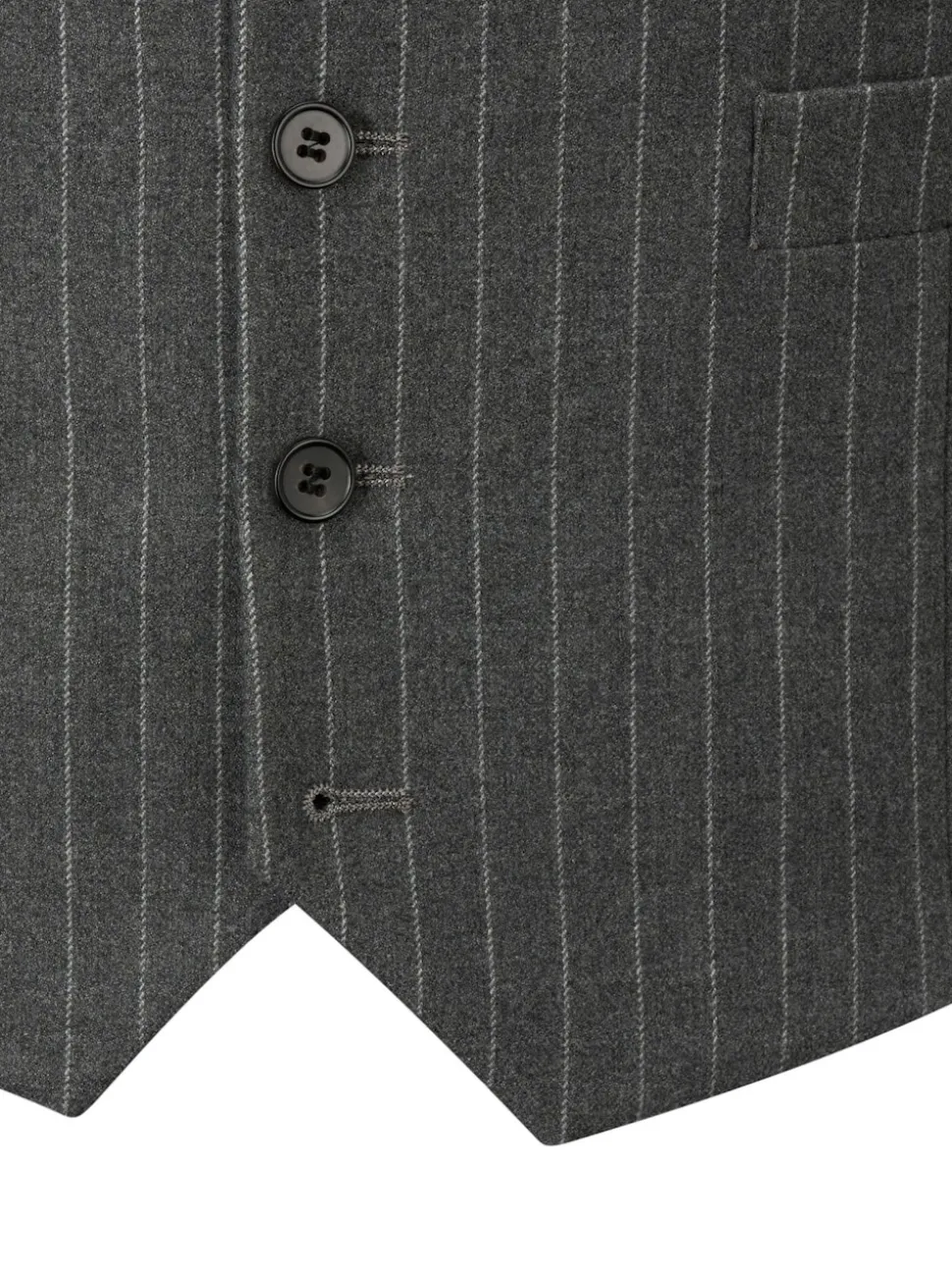 Skopes Grey Cassius Stripe Suit Waistcoat