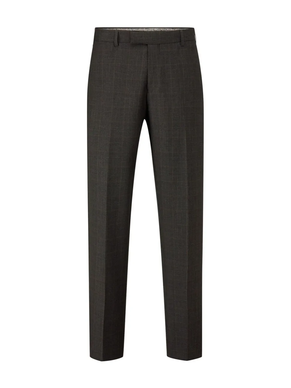 Skopes Grey Elijah Suit Tailored Fit Check Trousers