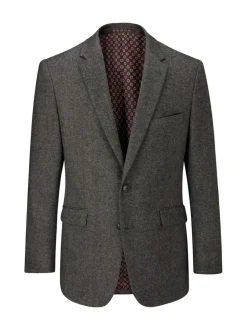 Skopes Grey Fox Tailored Fit Textured Suit Jacket
