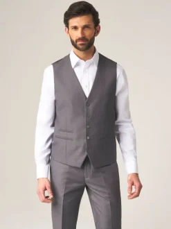 Skopes Grey Madrid Regular Fit Suit Waistcoat