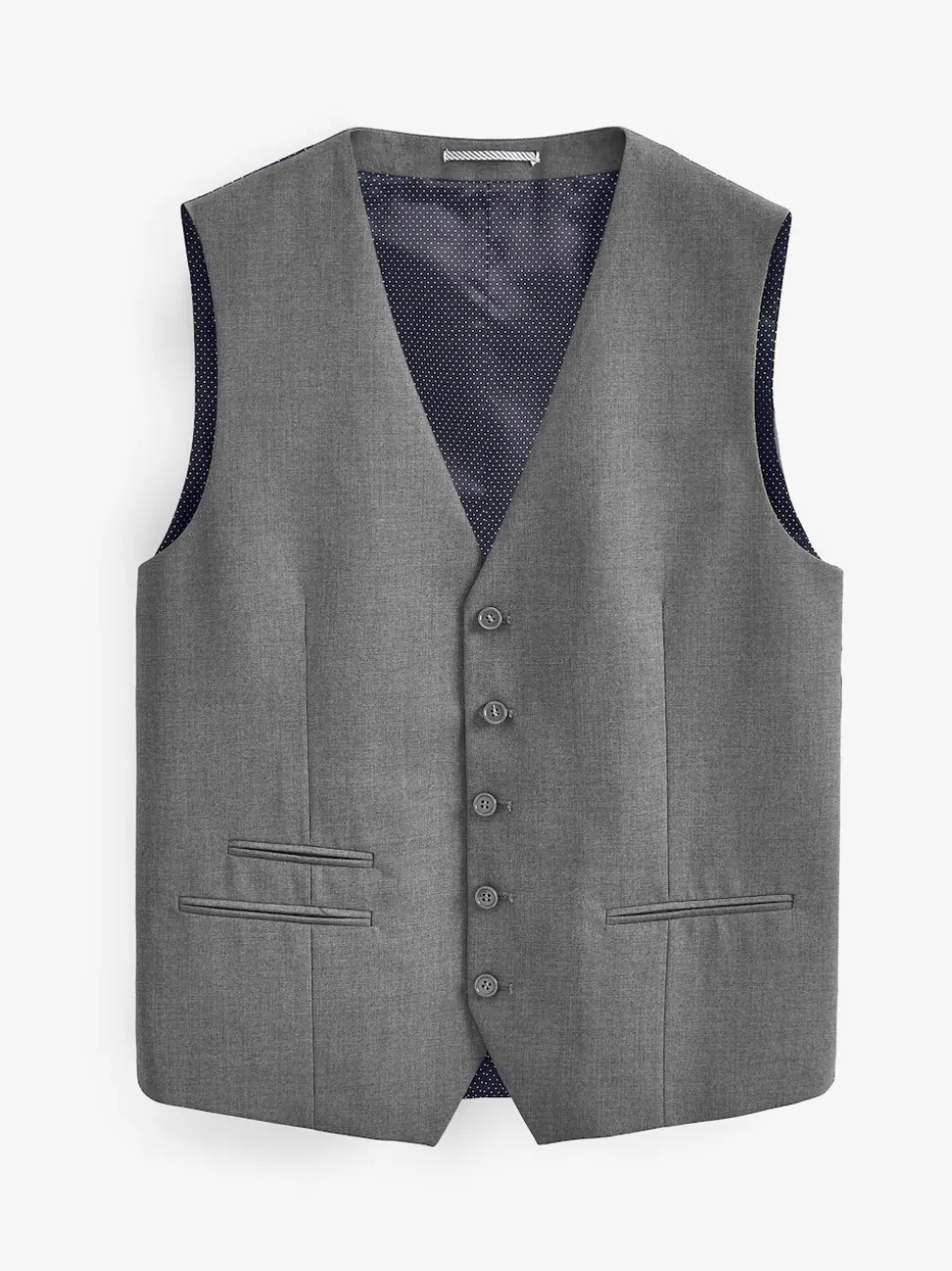Skopes Grey Madrid Regular Fit Suit Waistcoat