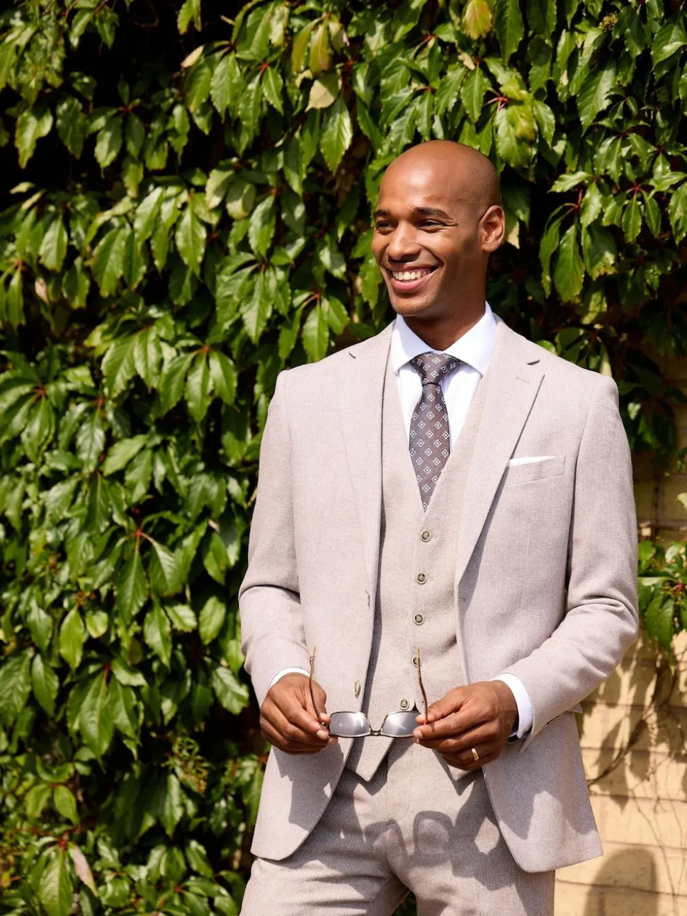 Skopes Grey Single Breasted Jude Tweed Tailored Fit Suit Jacket