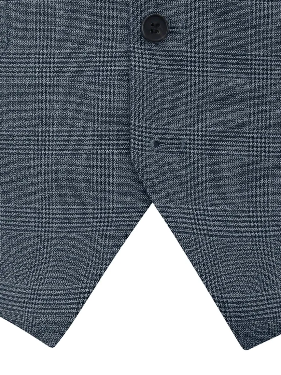 Skopes Grey Tailored Fit Self Check Anthony Suit Waistcoat