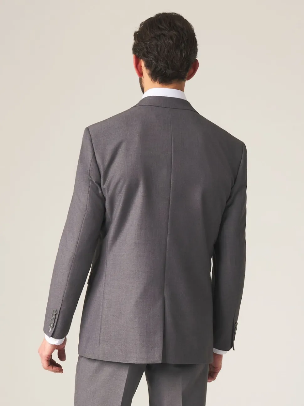 Skopes Grey Tailored Fit Madrid Suit: Jacket