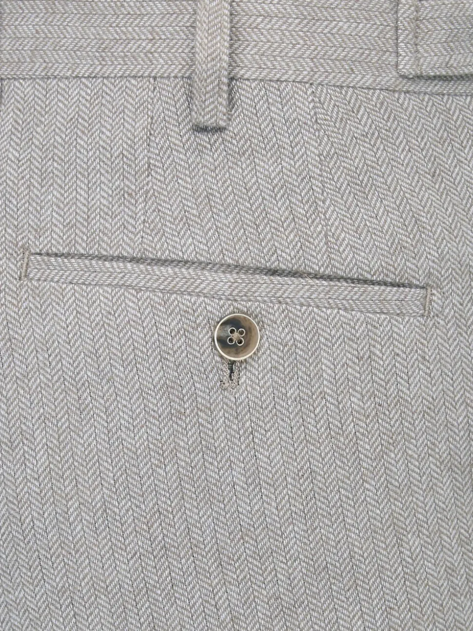 Skopes Grey Tailored Fit Jude Tweed Suit Trousers