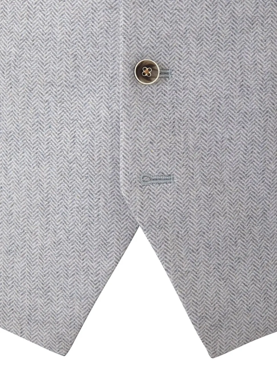 Skopes Light Grey Jude Tweed Tailored Fit Suit Waistcoat