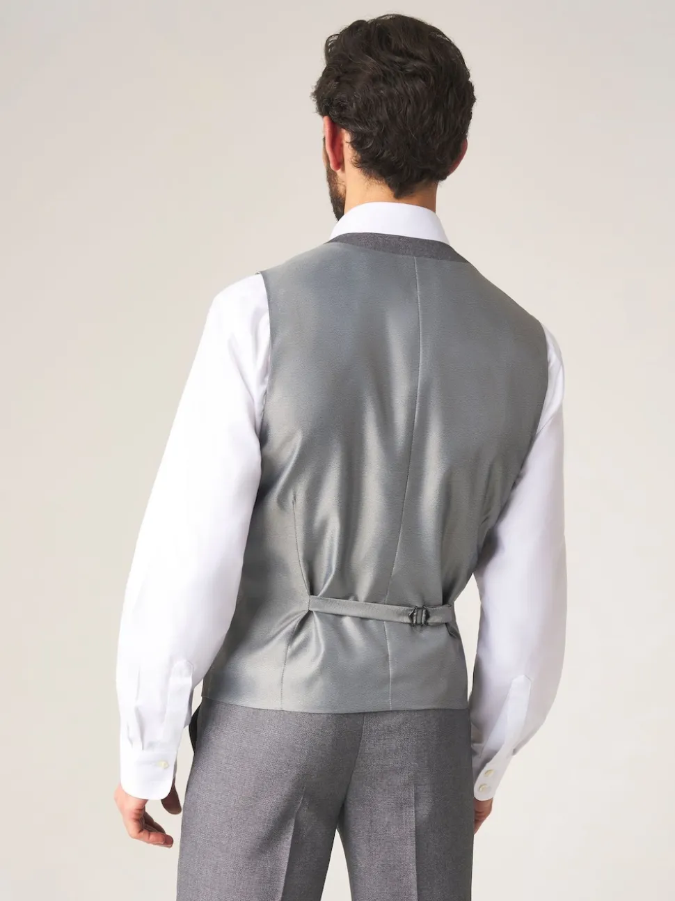 Skopes Light Grey Single Breasted Harcourt Single Breasted Tailored Fit Suit Waistcoat