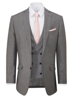 Skopes Light Grey Slim Harcourt Suit Jacket