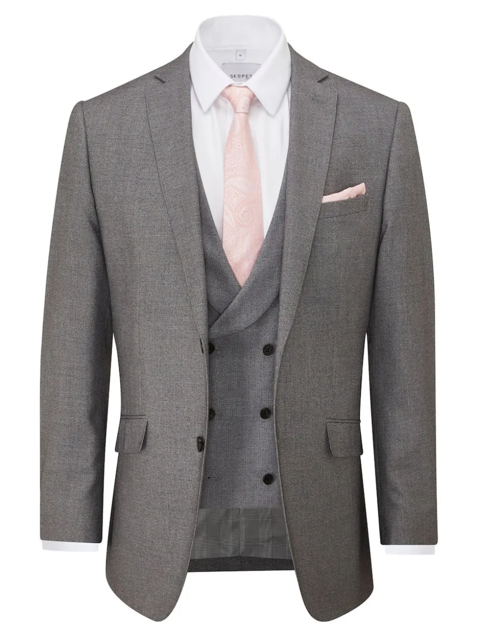 Skopes Light Grey Slim Harcourt Suit Jacket