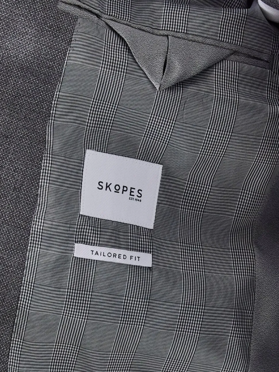 Skopes Light Grey Slim Harcourt Suit Jacket