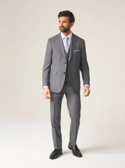 Skopes Light Grey Tailored Harcourt Suit Jacket