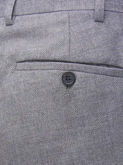 Skopes Light Grey Tailored Fit Harcourt Suit Trousers