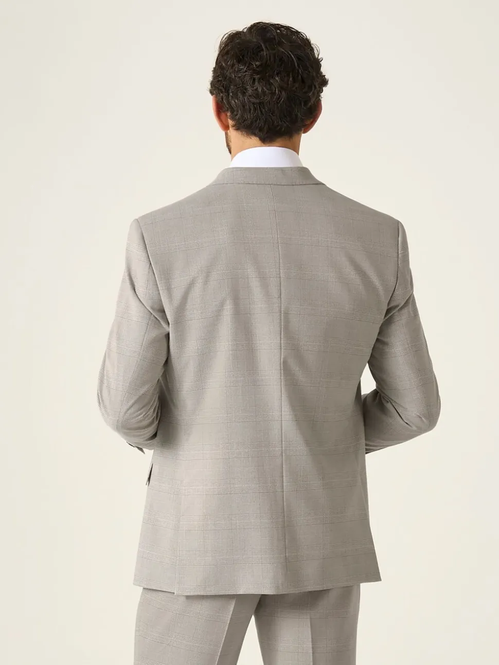 Skopes Natural Tailored Fit Check Charlie Suit Jacket