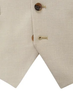 Skopes Natural Tailored Fit Caspian Single Breasted Stretch Look Suit Waistcoat