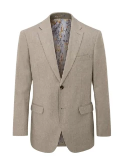 Skopes Natural Tailored Fit Calvados Linen Blend Suit Jacket