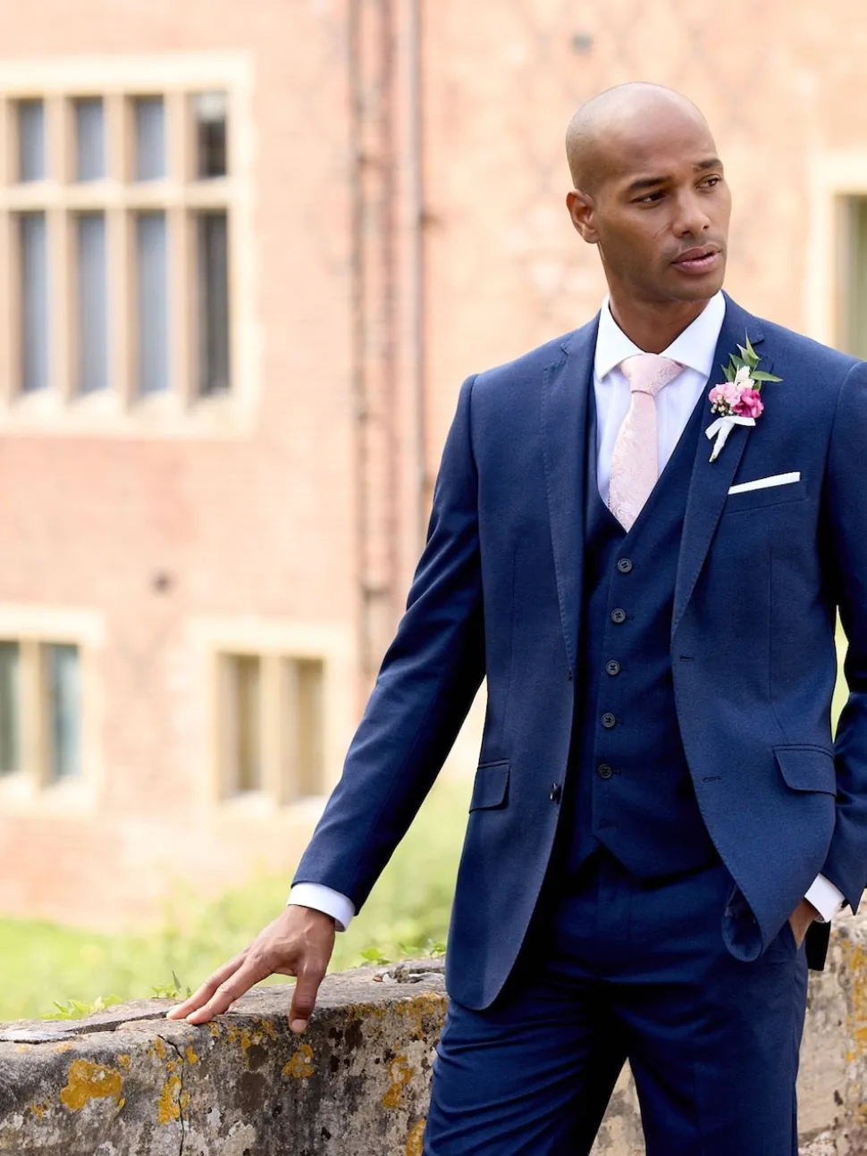 Skopes Navy Blue Tailored Harcourt Suit Jacket