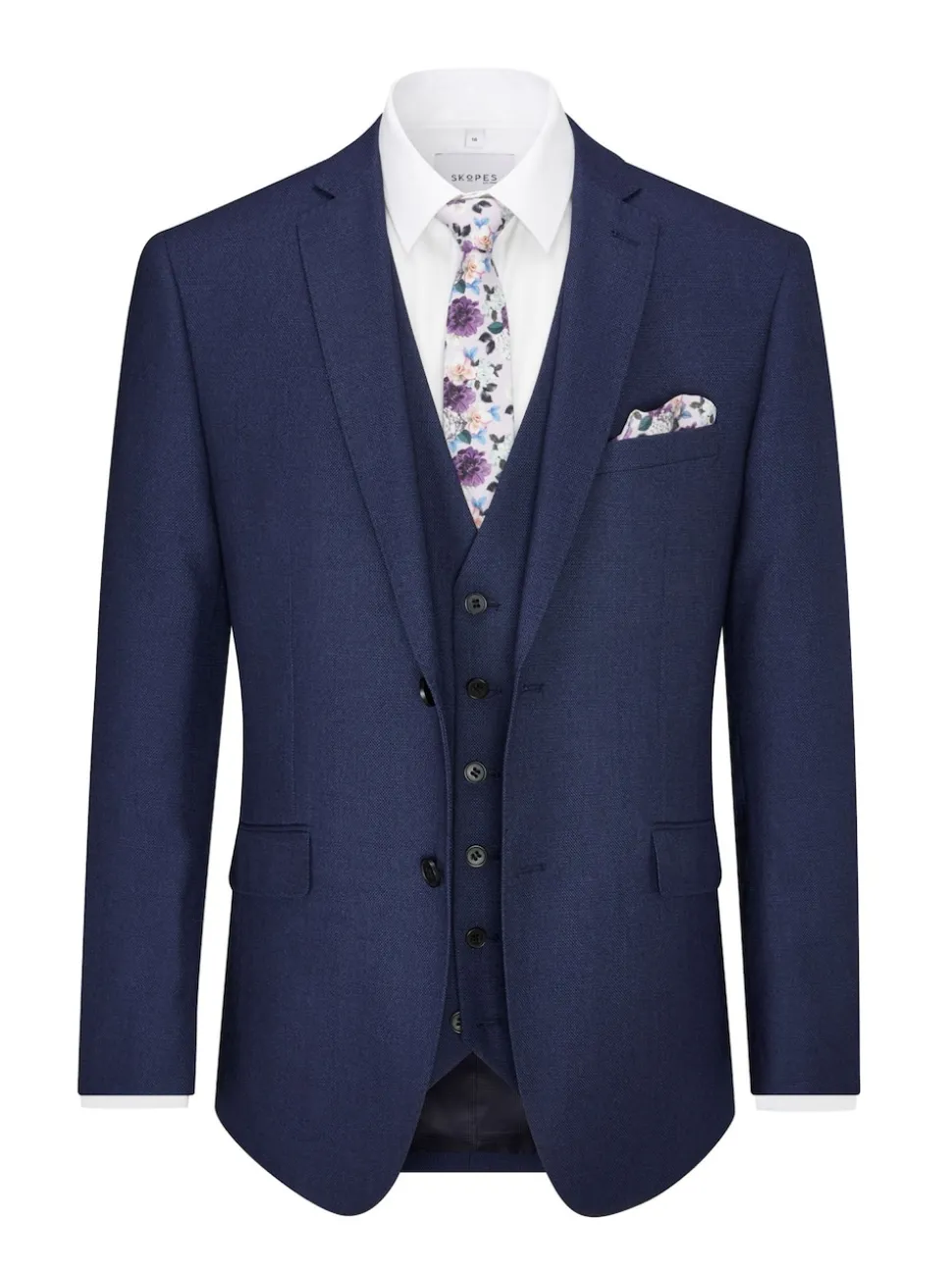 Skopes Navy Blue Tailored Harcourt Suit Jacket