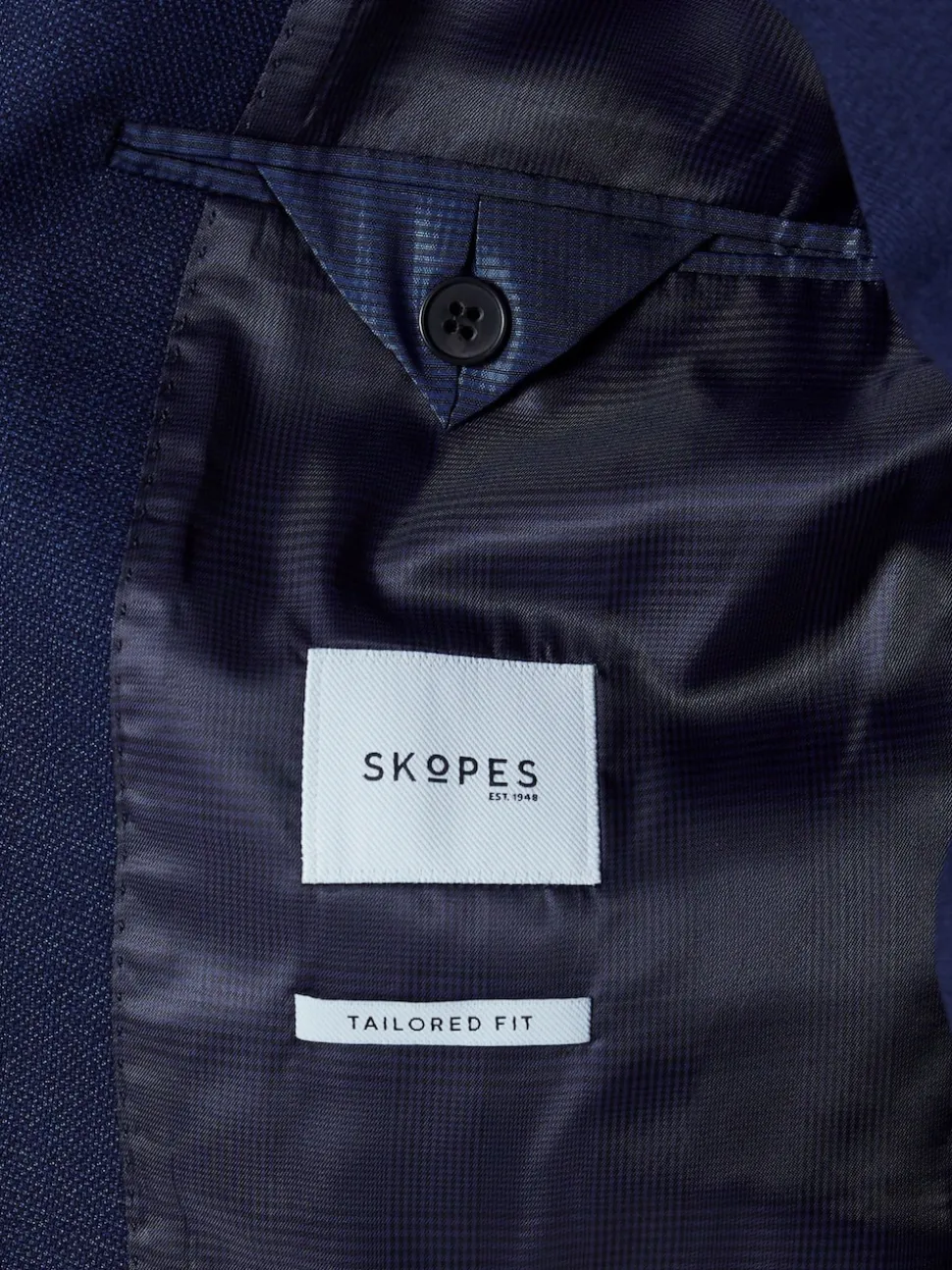 Skopes Navy Blue Tailored Harcourt Suit Jacket