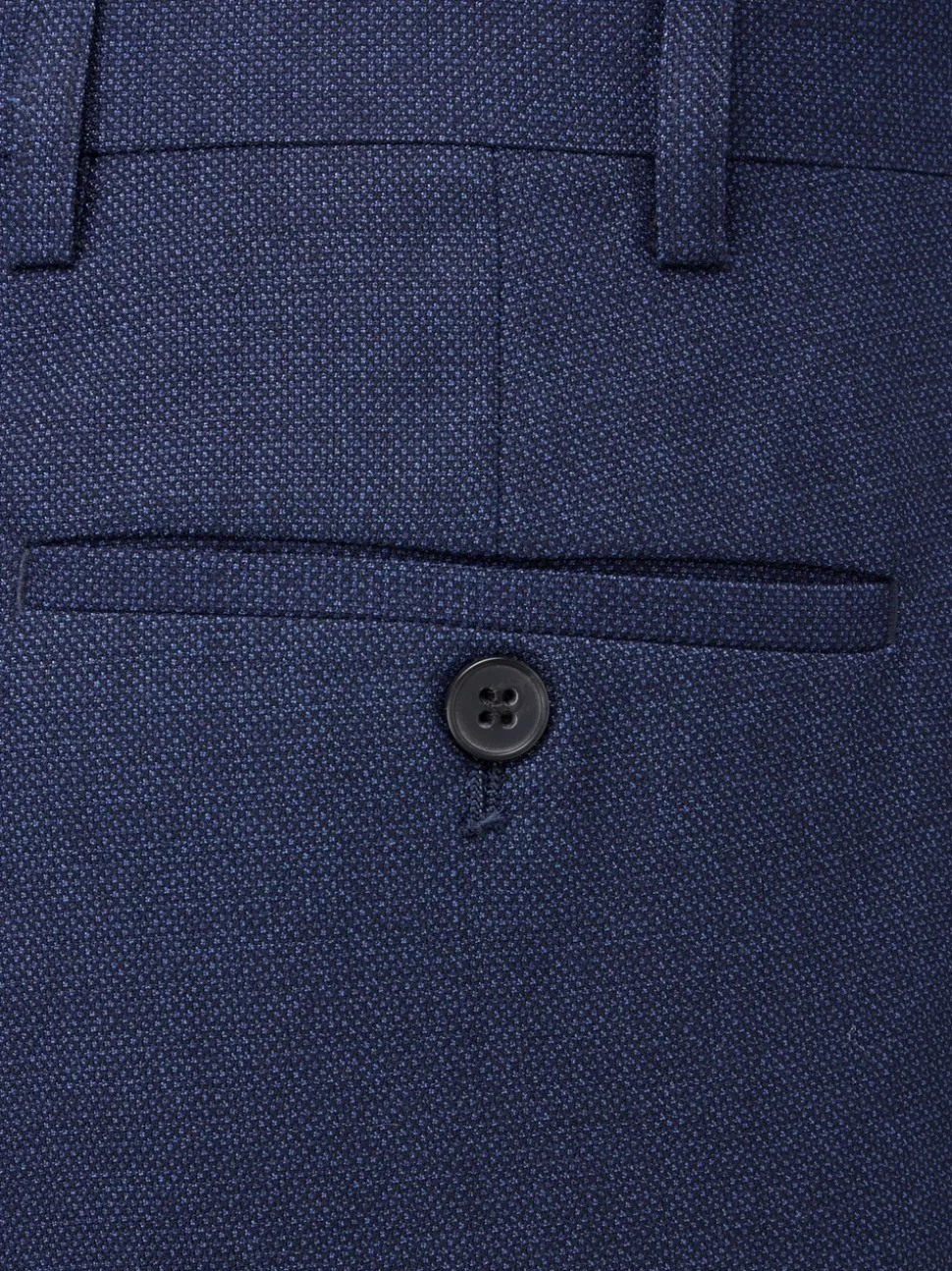 Skopes Navy Blue Tailored Fit Harcourt Suit Trousers