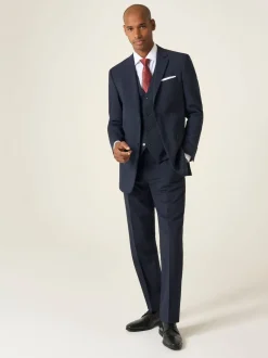 Skopes Navy Blue Wool Rich Darwin Suit Jacket