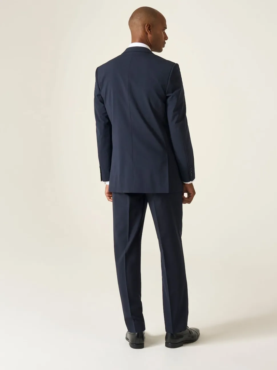 Skopes Navy Blue Wool Rich Darwin Suit Jacket