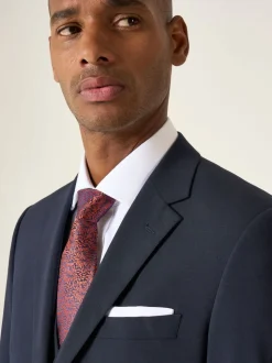Skopes Navy Blue Wool Rich Darwin Suit Jacket