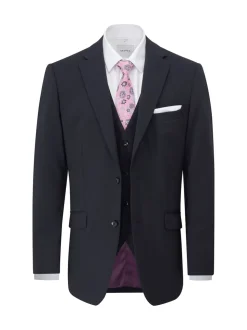 Skopes Navy Blue Wool Rich Darwin Suit Jacket