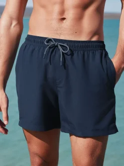 Slate Blue/Navy Blue Essential Swim Shorts 2 Pack