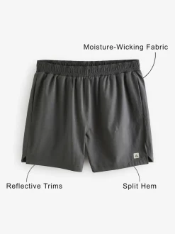 Slate Grey 5 Inch Active Gym Sports Shorts