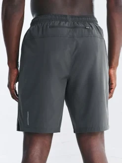 Slate Grey 9 Inch Active Gym Sports Shorts