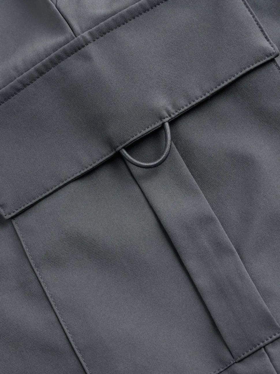 Slate Grey Active Cargo Gym Training Shorts