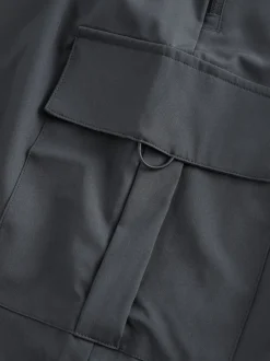 Slate Grey Active Cargo Gym Joggers