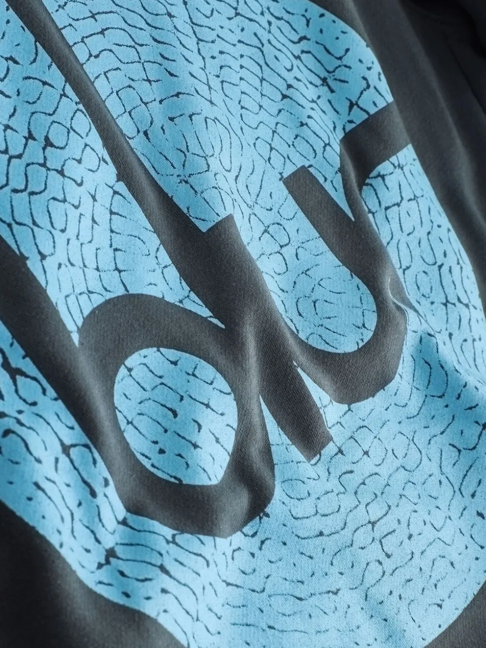 Slate Grey Blur Licence Graphic Hoodie