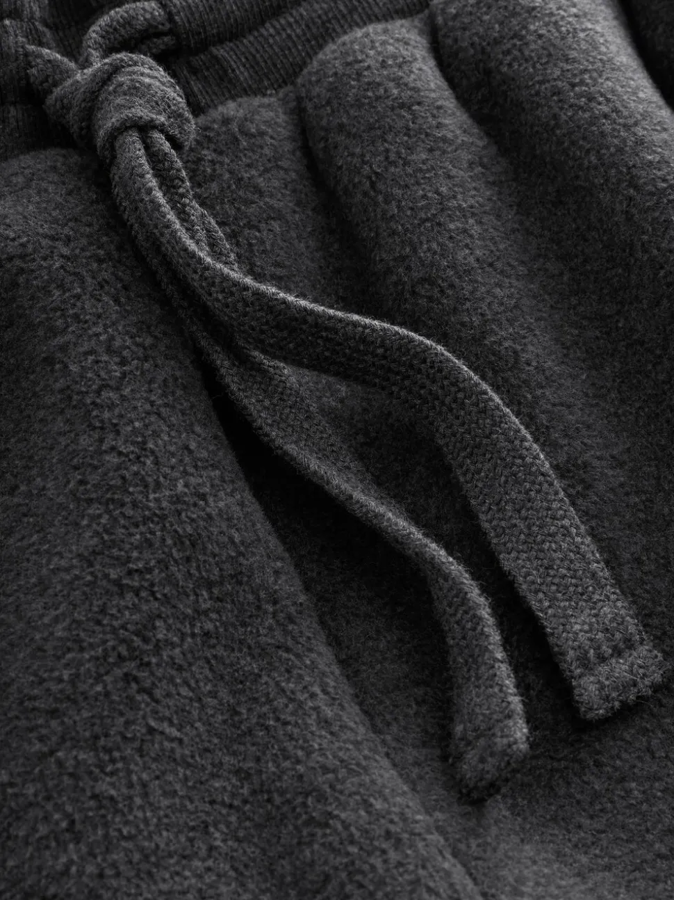 Slate Grey Borg Fleece Lined Cuffed Joggers