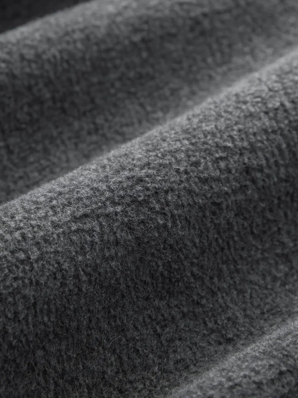 Slate Grey Brushed Borg Fleece Lined Hoodie