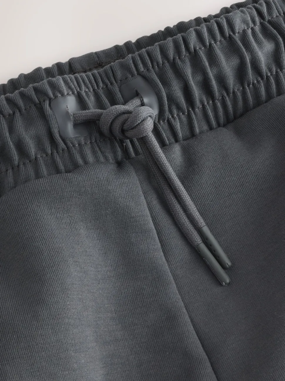 Slate Grey Interlock Soft Touch Cuffed Joggers