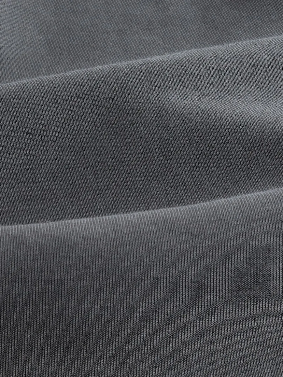 Slate Grey Interlock Soft Touch Cuffed Joggers