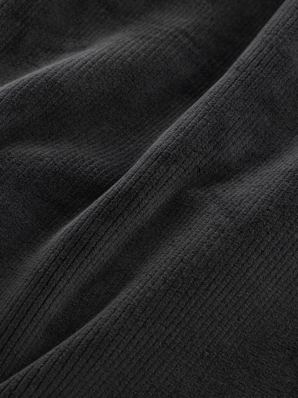 Slate Grey Jersey Textured Ribbed Joggers
