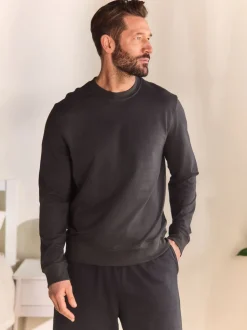 Slate Grey Lightweight Crew Neck Sweatshirt