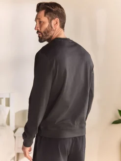 Slate Grey Lightweight Crew Neck Sweatshirt