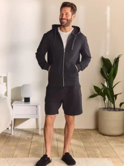 Slate Grey Lightweight Zip Up Hoodie