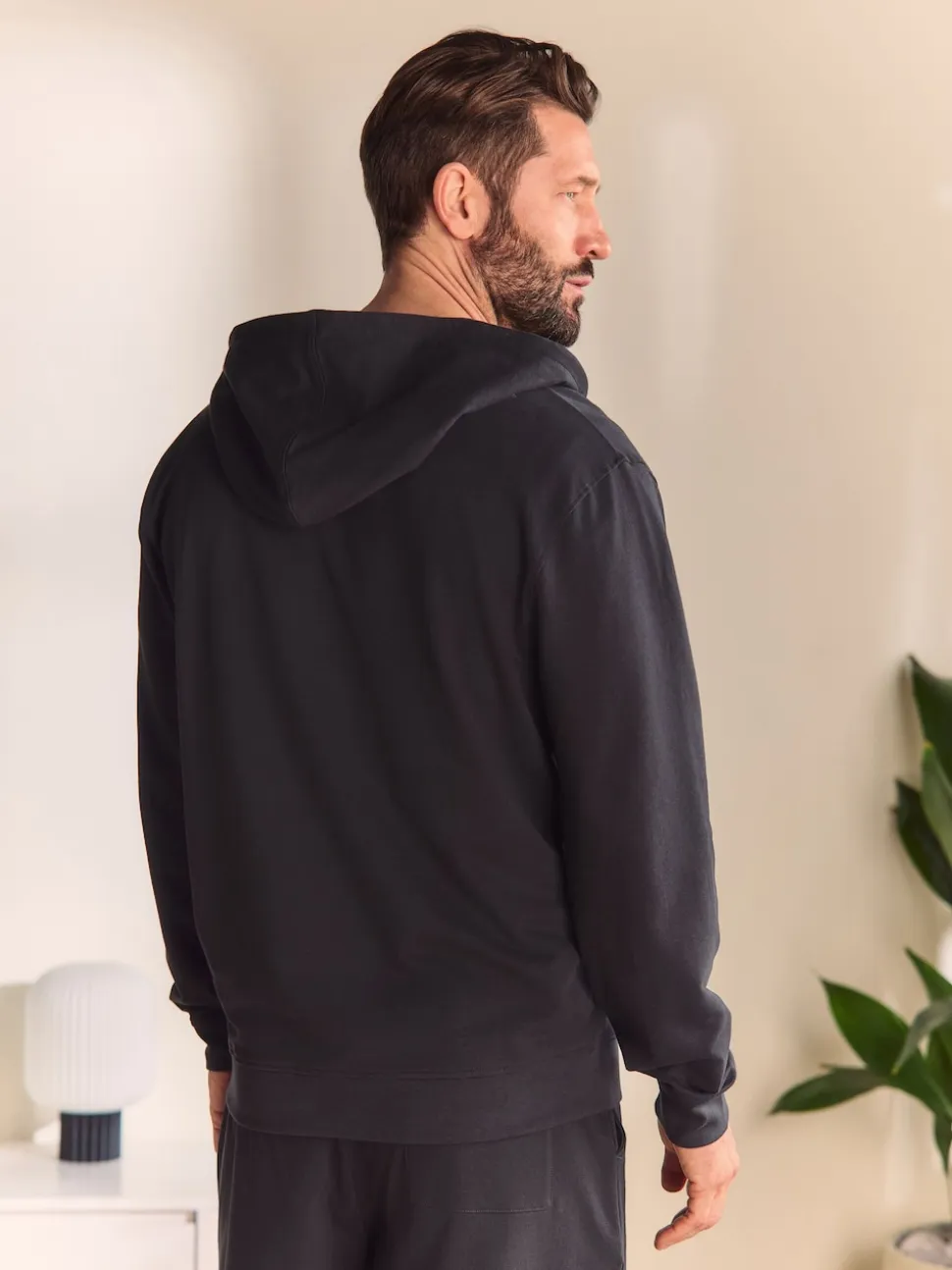 Slate Grey Lightweight Zip Up Hoodie