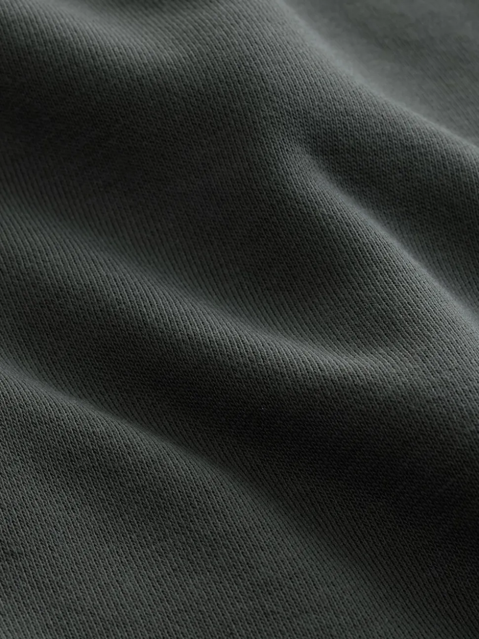 Slate Grey Regular Fit Heavyweight Cotton Rich Jersey Hoodie