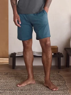Slate Grey Short Sleeve Jersey Pyjamas Set