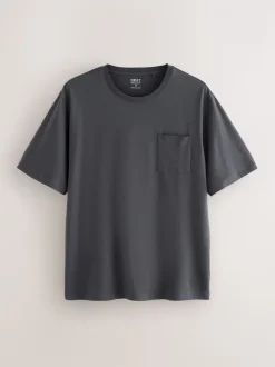 Slate Grey Short Sleeve Jersey Pyjamas Set