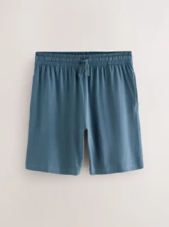 Slate Grey Short Sleeve Jersey Pyjamas Set